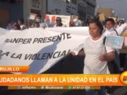 Trujillo: ciudadanos llaman a la unidad en el país