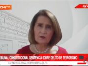 Vicepresidenta del TC, Luz Pacheco: «Protestas no son pacíficas, son acciones terroristas»