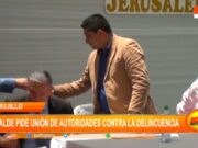 Trujillo: alcalde pide unión de autoridades contra la delincuencia