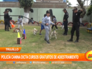 Trujillo: policía canina dicta cursos gratuitos de adiestramiento