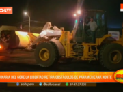La Libertad: maquinaria GORE La Libertad retira obstáculos de Panamericana Norte