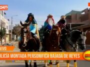 Trujillo: Policía Montada personifica baja de reyes en El Porvenir