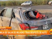 Ascope: familia se salva de milagro tras despiste de auto