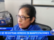 Áncash: no se registran heridos en manifestaciones
