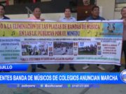 Trujillo: docentes banda de músicos de colegios anuncian marcha