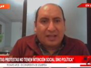 Richard Arce: «No hay un conflicto social sino un conflicto político»