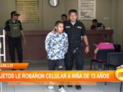 Trujillo: sujetos le robaron celular a niña de 13 años