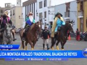 Trujillo: policía montada realizó tradicional bajada de reyes
