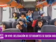 La Libertad: delegación de estudiantes se queda varada