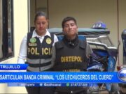 Trujillo: desarticulan banda criminal “Los lechuceros del cuero”