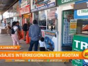 Cajamarca: pasajes interregionales se agotan