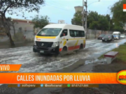 Calles de Trujillo inundadas por lluvias