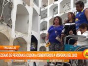 Trujillo: decenas de personas acuden a cementerios a vísperas del 2023