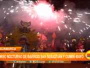 Cajamarca: corso nocturno de barrios San Sebastián y Cumbe Mayo