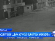 Trujillo: delincuentes se llevan mototaxi durante la madrugada