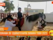 Trujillo: programa de equinoterapia durará todo 2023