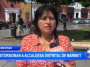 La Libertad: extorsionan a alcaldesa distrital de Marmot