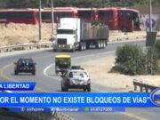Gral. Augusto Ríos Tiravanti: “Por el momento no existe bloqueos de vías”