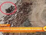 La Libertad: Hallan a cadáver de docente desaparecida en accidente