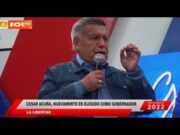 La Libertad: Cesar Acuña, nuevamente es elegido como gobernador