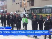 Áncash: nadie coordina con ejército para controlar manifestaciones