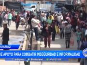 Huaraz: pide apoyo para combatir inseguridad e informalidad
