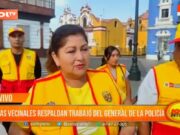 Trujillo: juntas vecinales respaldan trabajo del general de la policía