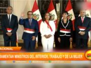 Nacional: juramentan Ministros del Interior, de Trabajo y de la Mujer