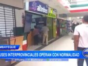 Lambayeque: buses interprovinciales operan con normalidad