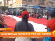 Lambayeque: realizarán marcha de sacrificio en contra del gobierno