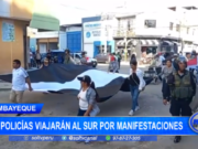 Lambayeque: 190 policías viajarán al sur por manifestaciones