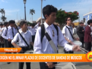 Trujillo: exigen no eliminar plazas de docentes de bandas de músicos