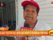 Chiclayo: puestos del mercado Modelo cerrados por paro