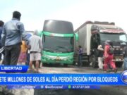 La Libertad: siete millones de soles al día perdió la región por bloqueos