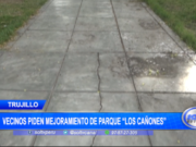 Trujillo: vecinos piden mejoramiento de parque “Los Cañones”