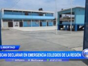 Gerente regional de Educación buscan declarar en emergencia colegios de La Libertad