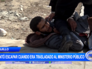 Trujillo: detenido intentó escapar cuando era trasladado al Ministerio Público