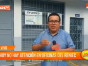 Trujillo: hoy jueves no hay atención en oficinas del Reniec