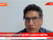 Sector agroexportador afectado por el bloqueo de carretera