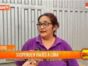 Trujillo: suspenden viajes a Lima