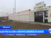 Trujillo: colegio pide solución a constantes desbordes de desagüe