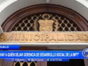 Jorge Vásquez: “No hay a quién dejar gerencia de desarrollo social de la MPT”