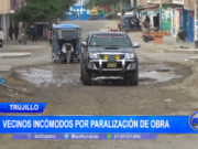 Trujillo: vecinos incómodos por paralización de obra