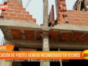 Trujillo: ubicación de postes genera incomodidad en vecinos