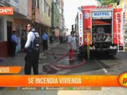 Trujillo: vivienda se incendia en Av. Santa