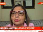 Fabiola Morales: «Ni adelanto de elecciones garantizan la tranquilidad social»