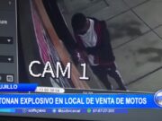 Trujillo: detonan explosivo en local de venta de motos