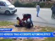 La Libertad: cinco heridos tras accidente automovilístico