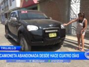 Trujillo: camioneta abandonada desde hace cuatro días