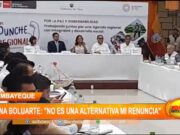 Dina Boluarte: «no es una alternativa mi renuncia»